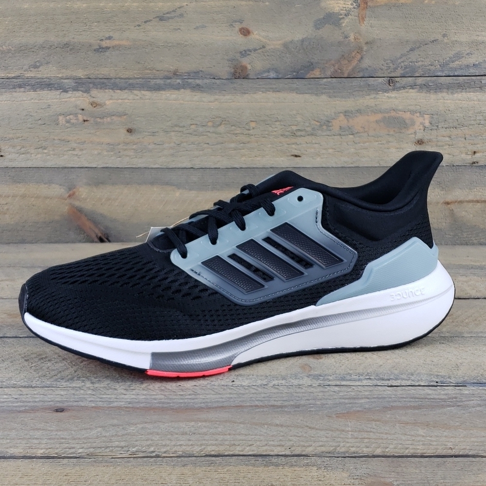 adidas EQ21 Run Men's Running Shoes Black/Grey - Picture 3 of 10